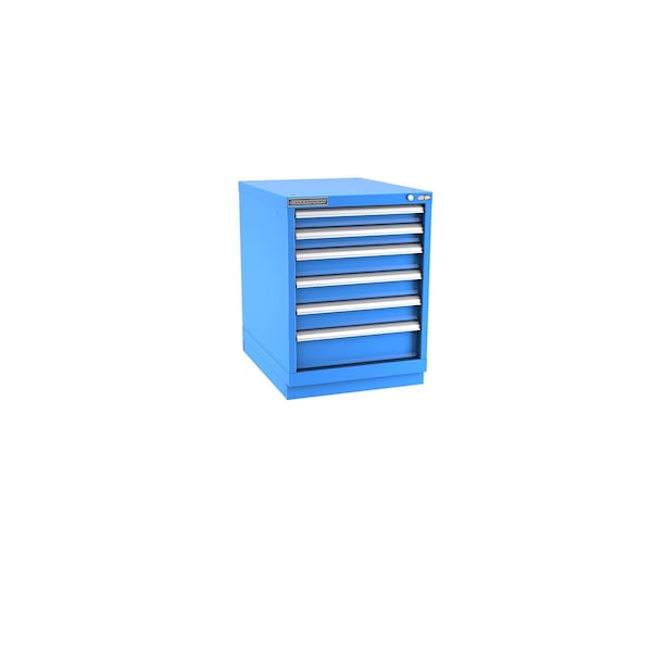 Champion Tool Storage Modular Drawer Cabinet, 6 Drawer, Blue, Steel, 22 in W x 28-1/2 in D x 30 in H N12000601ILCFTB-BB - main